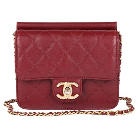 discoloured chanel bag burgundy interior|chanel lambskin quilted mini.